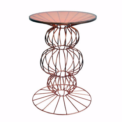 Dazzling Orianne Side Table With Spherical Base