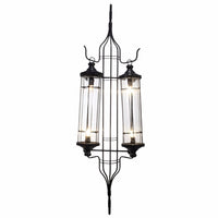 Eminently Decorous Carriage Lantern Wall Sconce
