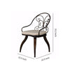 Retro Chair With Flared Curvy Legs, Set of 2