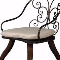 Retro Chair With Flared Curvy Legs, Set of 2