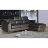 Brown Modern 2 Piece Upholstered Leather Living Room Set