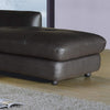 Brown Modern 2 Piece Upholstered Leather Living Room Set