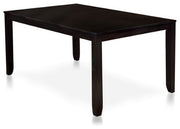 Espresso Transitional Style Dining Table