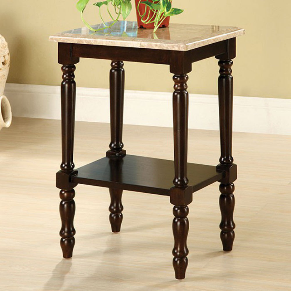 Traditional Plant Stand, Dark Cherry