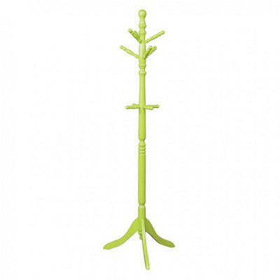 Transitional Style Coat Rack, Green