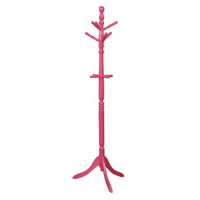 Transitional Style Coat Rack, Pink