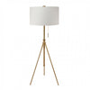Contemporary Style Floor Lamp, Gold