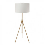 Contemporary Style Floor Lamp, Gold