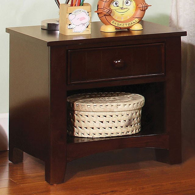 Dark Walnut Nightstand