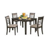 Transitional Style Seven Piece Gray Dining Set