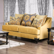 Luxurious Loveseat In Enchanting Gold