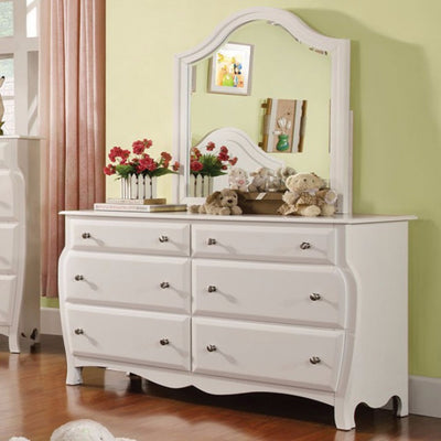Fascinating Cottage Style Wooden Dresser For Kids, White