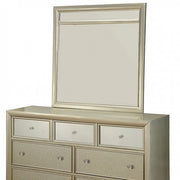 Alluring Wooden Dresser In Contemporary Style, Silver