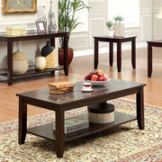 Coffee Table, Dark Cherry, Set Of 3