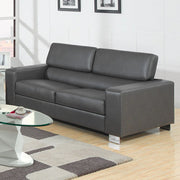 Contemporary Style Relaxing Sofa, Gray