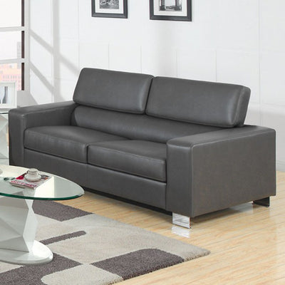 Contemporary Style Relaxing Sofa, Gray