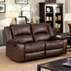 Reclining Love Seat, Brown