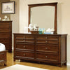 Pristine And Minimal Wooden Dresser In Transitional Style, Brown Cherry