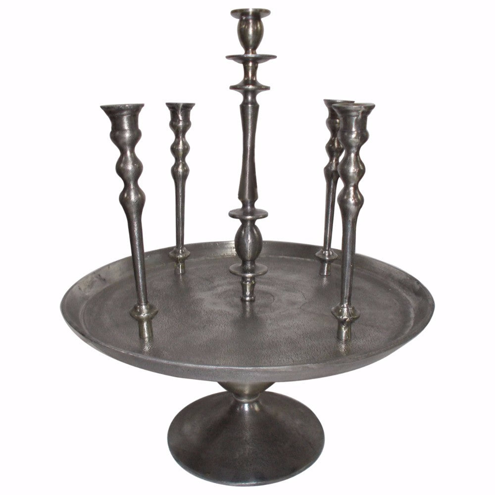 United Illuminator Aluminum Candle Holder