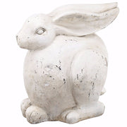 Cute Sitting Rabbit Figurine, White