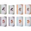 Mushroom Design Imprint Book Boxes, Set Of 8, Multicolor