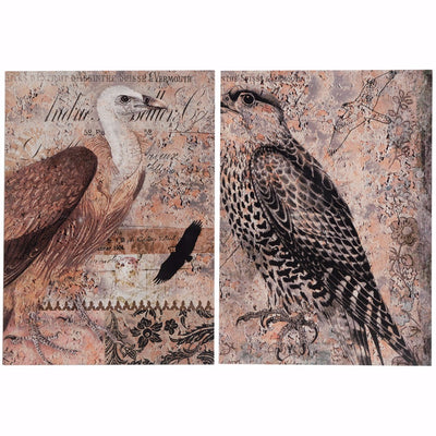 Exotic Birds Prints - Set Of 2