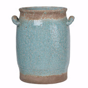 Pale Beautiful Ceramic Vase In Blue