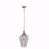 Aesthetically Designed Bloom Hanging Light Fixture, Gray