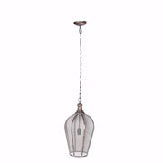 Aesthetically Designed Bloom Hanging Light Fixture, Gray