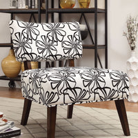 Accent Armless Chair, White