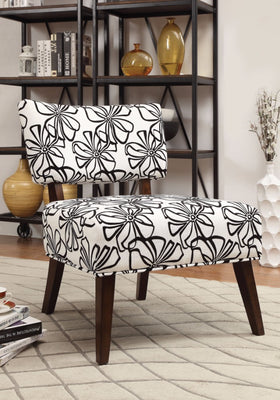 Accent Armless Chair, White