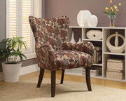 Accent Chair, Modern Fabric Print