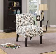 Accent Chair, Pattern Fabric