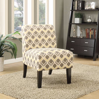Accent Chair, Pattern Fabric