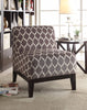 Contemporary Accent Chair, Gray