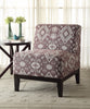 Accent Chair, Multicolor Pattern Fabric