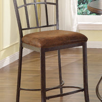 Counter Height Chair, Brown, Set of 2