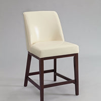 Counter Height Chair, Ivory & Espresso, Set-2
