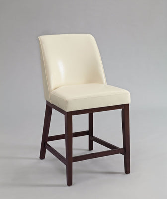 Counter Height Chair, Ivory & Espresso, Set-2