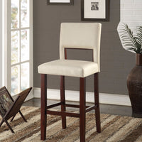 Casual Bar Chair, White