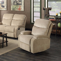 Recliner , Sand Velvet  (Cream)