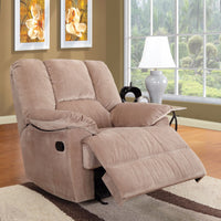 Glider Recliner, Mushroom Corduroy