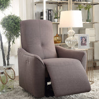 Recliner (Power Motion), Gray Fabric
