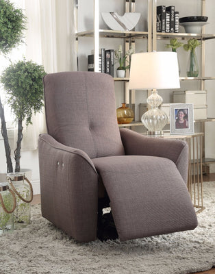 Recliner (Power Motion), Gray Fabric
