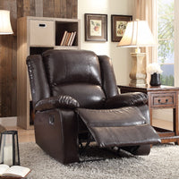 Recliner Oversized Head And Back Support, Espresso PU