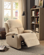 Homey Recliner , Beige Linen