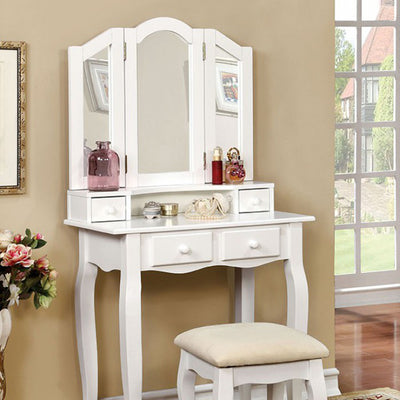 Transitional Vanity, White