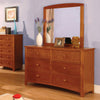 Trendy Wooden Youth Dresser, Oak Brown