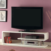 Contemporary Style Tv Console , White
