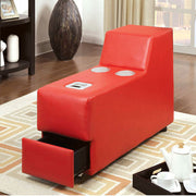 Contemporary Speaker Console, Red